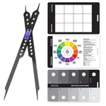 Pixiss 10 Proportional Divider - Drawing Tool For Artists Gray Scale Va. Fixed Price $23.09.