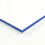 Buyplastic Colorcore Sheet 1/2" X 12" 24" White-blue-white. Fixed Price $45.45.