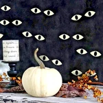 Wall Decals Tempaper Spooky Eyes Glow-in-the-dark Peel And Stick Halloween. Fixed Price $10.96.