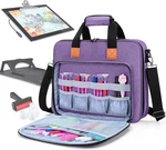 Luxja Carrying Bag For A4 Light Pad And Diamond Painting Tools, Purple. Fixed Price $42.99.