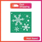 Jajado Christmas Large Snowflakes Silk Screen Stencils For Chalk Paste,. Fixed Price $11.46.