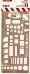 Pickett 1151 House Plan Fixtures Architectural Drawing TEMPLATE-1/4"=1'0". Fixed Price $6.00.