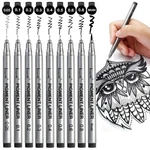 Brusarth Precision Black Micro-pen Fineliner Ink Pens, Waterproof Archival I.... Fixed Price $10.94.