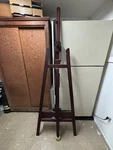 Soho Urban Artist Wooden A-frame Lyre Easel Mahogany. Fixed Price $59.00.