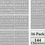 Alphabet Letter Stencils For Painting - 16 Pack Number Templat.... Fixed Price $26.85.