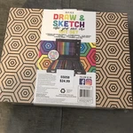 Art 101 Draw & Sketch Color Your Own Carrying Case 58 Pieces New. Fixed Price $15.00.
