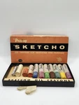 Vintage Prang Sketcho Oil Crayons Art Set Colors 1166-12 Usa Non-toxic. Fixed Price $17.99.