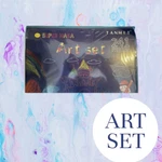Tanmit Super Maga Art Set 241 Pieces Ages 3+ Includes Markers Pens, Crayons Blue. Fixed Price $45.00.