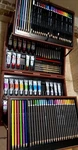 Dm Creations Paint & Draw Art Color Pencil Pastel Set Wood Case Used Preowned. Fixed Price $20.00.