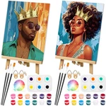 New Humyoun 2 Pack Couples Painting Kit Date Night Valentine's Day And Sip. Fixed Price $22.73.