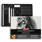 Drawing Sketching Pencil Set, 24 Piece Pro Artist Kit - Graphite Penci.... Fixed Price $13.55.