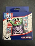 Official Icee Pack 4 Erasers - Slushie Bear Innovative Designs 2025. Fixed Price $6.00.