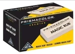 Prismacolor Magic Rub Medium Block Eraser 12/PK School Office Art Delicate Paper. Fixed Price $8.00.