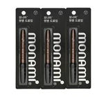 Monami 3 Pack Calligraphy Brush Pen Black Water Based Ink Drawing Tip. Fixed Price $13.49.