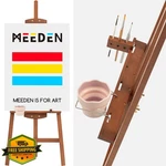 Meeden Beechwood Lyre Easel, Adjustable Art Painting Stand Walnut. Fixed Price $81.04.
