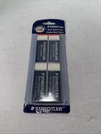 Vintage Staedtler Erasers (4-PACK) Latex-free, White, Mars Plastic, 2005 Germany. Fixed Price $14.39.