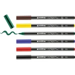 Edding 4200 Porcelain Brush Set 6 Multi Coloured Waterproof Marking. Fixed Price $24.09.