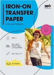 Ppd Iron Transfer Paper For Inkjet Printer 20 Sheets (8.5 X 11), Light. Fixed Price $20.76.
