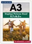 Americanflat A3 Picture Frame With Shatter-resistant Glass 11.7X16.5. Fixed Price $32.17.