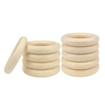 10 Pcs Natural Rings For Crafts Making, 75MM/2.9INCH Wooden Di.... Fixed Price $11.77.