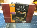 New Sealed 68 Piece Roseart Professional Studio Collection In Wooden Case. Fixed Price $5.99.