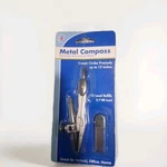Metal Compass & Pen Includes Refills Mechanical Makes Perfect 12" Circles New. Fixed Price $19.95.