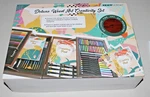 Kiddycolor 149 Pieces Deluxe Art Creativity Set With Wood Box, Portable Painting. Fixed Price $31.95.