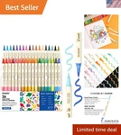 72 Colors Acrylic Paint Markers, Soft Brush Tip Set, Water Ba.... Fixed Price $72.31.