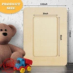 Yalikop 24 Wood Picture Frames 4X6IN Craft Diy Unfinished Bulk. Fixed Price $46.99.