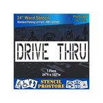 Pavement Marking Stencils - Inch Drive Thru 24" X 101" 1/8'' (.... Fixed Price $320.38.