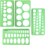 4PCS Circle Template, Plastic And Oval Measuring Templates, Formwork D.... Fixed Price $14.44.