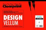 Clearprint 1000H Design Vellum Pad 12X18 Inches 50 Sheets Translucent Paper. Fixed Price $51.59.