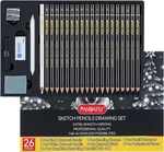 26-PIECE Professional Sketch Set Includes 4H To 14B Graphite Pencils,. Fixed Price $26.87.