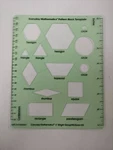 Everyday Mathematics Grades 1-3 Pattern Block Template Wright Group Mcgraw Hill. Fixed Price $7.99.