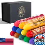 Paul Rubens Large Oil Pastels Set, 12 Colors (0.79"X4.72" Jumbo Sticks). Fixed Price $91.94.