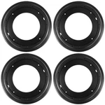 4 Pack 12 Inch Black Round Lazy Susan Hardware, 5/16 Thick Turntable. Fixed Price $38.30.