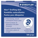 Staedtler Self Adhesive Drafting Dots 5/8 Inch Repositionable Black Media. Fixed Price $19.69.