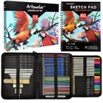 Artownlar 72 Pack Drawing Sketching Set With 8X11 Sketchbook Pro Supplies. Fixed Price $50.56.