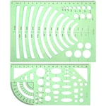 Ymapinc Circle Template For Drawing Drafting, Geometric Stencils Green. Fixed Price $9.99.