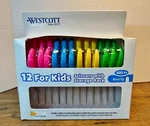 *12-PACK* Westcott 5" Blunt-tip Kids' Scissors Anti-microbial Ambidextrous 14871. Fixed Price $29.99.