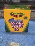 Crayola Colored Pencil Set #4050 Pl. Asst Colors, Pre-sharpened. Fixed Price $6.80.