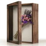 Shadow Box Frame 11X14 Wood Display Case Deep Memory Lock 2.7IN Depth. Fixed Price $35.01.