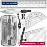 Akuoly Professional Geometry Compass Set, Starter Includes 2 Draftin. Fixed Price $14.78.