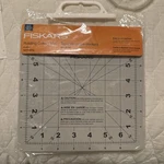 Fiskars Rotating Cutting Mat 8" X Self Healing Gray 1065501 New But Opened. Fixed Price $25.00.