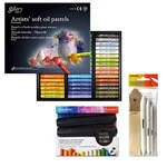 Mungyo Gallery Soft Oil Pastels Set 48 Incl. Blending Stumps Sandpaper. Fixed Price $75.63.