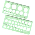 Tamaki Circle Template Measuring Geometry Ruler Geometric Drawings Stencils R.... Fixed Price $9.14.