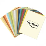 Center, 20 Pack 11X14 Uncut Matte Boards, Assorted Colors Backing M.... Fixed Price $27.59.