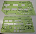 Berol Rapidesign Speedi Office Planning Templates R-710 & R-610 See Pictures!. Fixed Price $24.99.