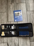 Norberg And Linden Drawing Kit W/ Sketch Pad, Zippered Case Pencils. Fixed Price $14.90.