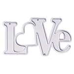 Love Letters Metal Cutting Dies 1.5 By 2.3 Inch Cuts For Card Making And .... Fixed Price $10.46.